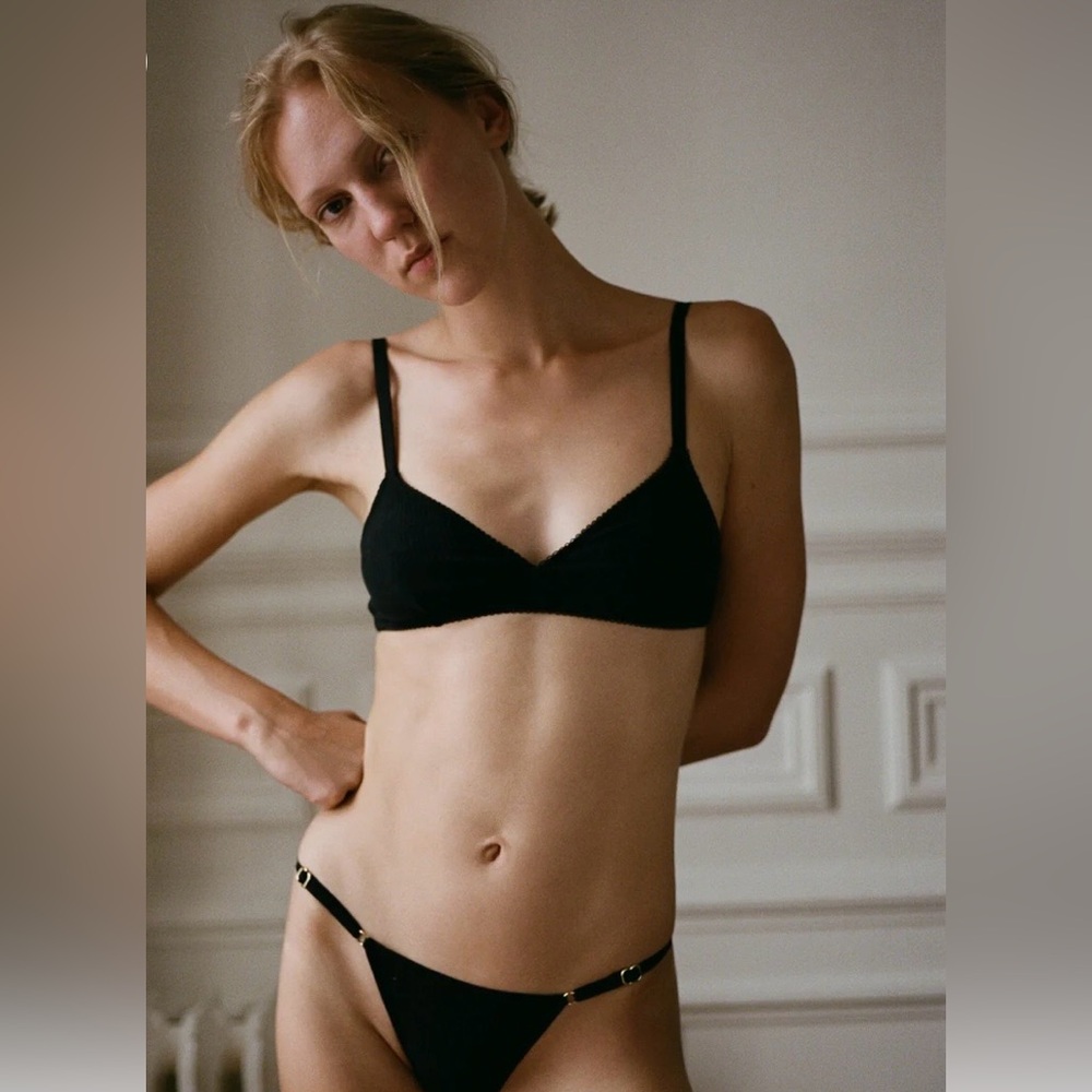 Juem Sophia soft tri bra in black